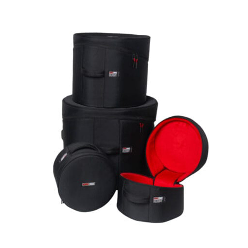 Gator Rock Drum Set Bags; 22″ x 18″ BD, 10″ x 8″ TT, 12″-accessories-Gator-Hermes Music